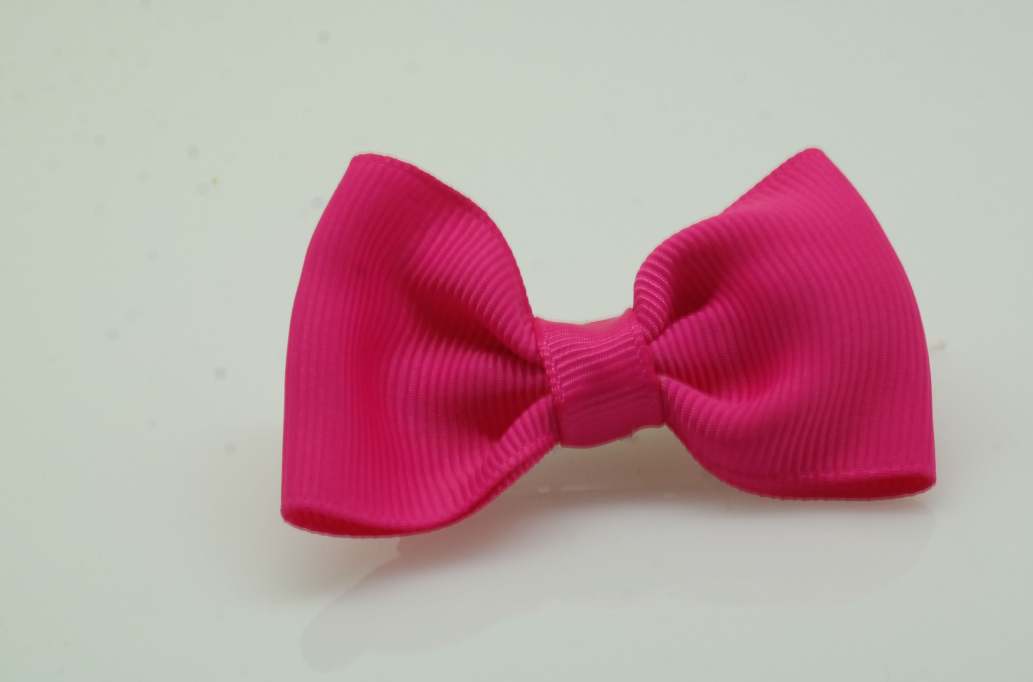 Large bowtique hair Bow with colors  Shocking Pink